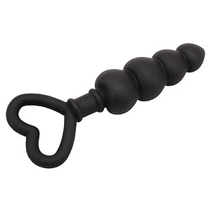 Anal Plug Beaded Luv Probe Negru pe Denysa.ro
