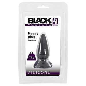 Anal Plug Black Velvets Heavy Negru