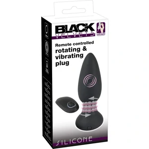 Anal Plug Black Velvets RC Rotating Negru