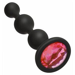 Anal Plug Bling Wearable Beads Roz pe Denysa.ro