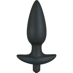 Anal Plug Cu Vibrații Black Velvet Large Negru pe Denysa.ro