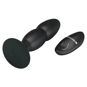 Anal Plug Rotativ Cu Vibrație Și Plăcere Intensă Negru