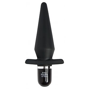 Anal Plug Delicious Fullness Negru pe Denysa.ro