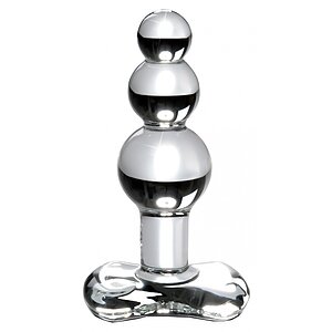 Anal Plug Din Sticlă Icicles No 47 Transparent pe Denysa.ro