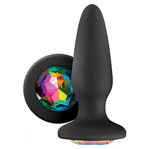 Anal Plug Glams Gem Negru pe Denysa.ro