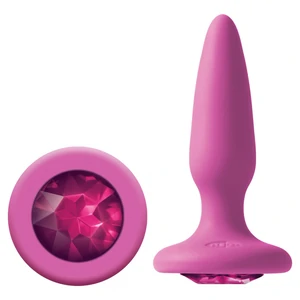 Anal Plug Glams Mini Rainbow Gem Roz pe Denysa.ro
