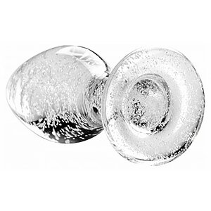 Anal Plug Glow In The Dark Glass Transparent pe Denysa.ro