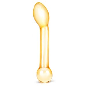 Anal Plug Honey Dripper Glass Galben