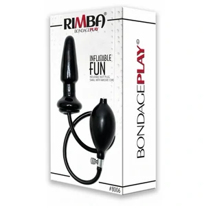 Anal Plug Inflatable Fun Small Negru