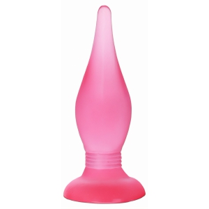 Dop Anal Cu Varf Conic Pentru Inserare Usoara Plug Anal Moale Pentru Incepatori Cu Ventuza