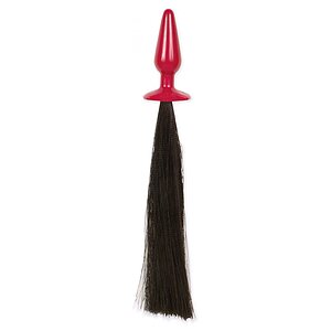 Anal Plug Pony Play Mediu Negru pe Denysa.ro