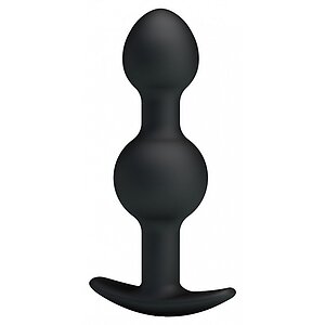 Anal Plug Pretty Love Heavy Negru pe Denysa.ro