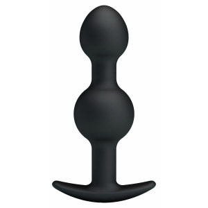 Plug Anal Pretty Love Heavy Negru Din Silicon