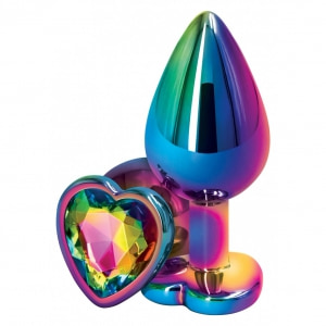 Anal Plug Rear Assets Multicolor Heart M pe Denysa.ro