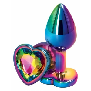 Anal Plug Rear Assets Multicolor Heart S pe Denysa.ro