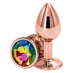 Anal Plug Rear Assets Rose Gold S Multicolor pe Denysa.ro