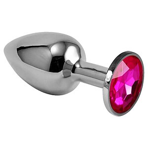 Anal Plug Rosebud Classic Metal Argintiu