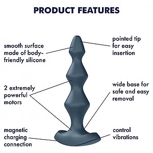 Anal Plug Satisfyer Lolli-Plug 1 Gri