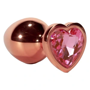 Anal Plug Secret Shine Heart L Auriu pe Denysa.ro