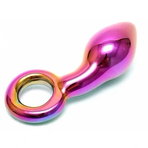 Anal Plug Sensual Glass Kaleigh Multicolor