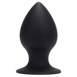 Anal Plug Silicone Smooth Pleasure Negru pe Denysa.ro