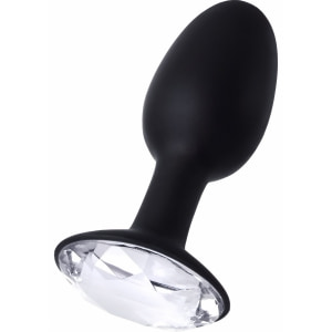 Anal Plug Small Crystal Amulet Negru pe Denysa.ro
