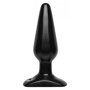 Anal Plug Smooth Mediu Negru pe Denysa.ro