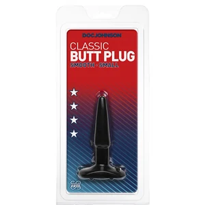 Anal Plug Smooth S Negru