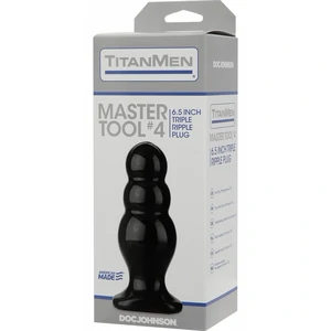 Anal Plug TitanMen Master Tool No.4 Negru