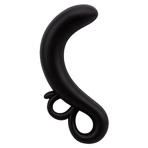 Anal Plug Two-Finger Negru pe Denysa.ro