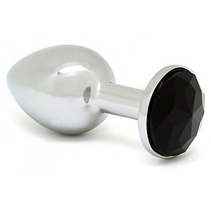 Anal Plug With Crystal Rimba Argintiu pe Denysa.ro