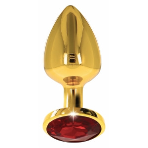 Anal Plug With Diamond Jewel S Auriu pe Denysa.ro