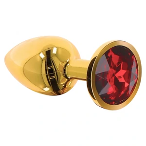 Anal Plug With Diamond Jewel S Auriu
