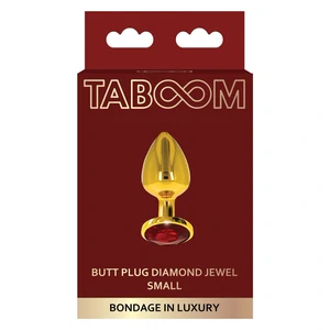 Anal Plug With Diamond Jewel S Auriu