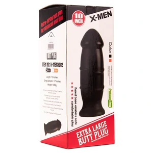 Anal Plug X-MEN 10 inch Extra Negru