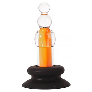 Anal Plug X-MEN 10 Speeds Vibrating Beaded Galben pe Denysa.ro