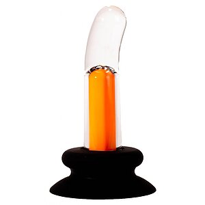 Anal Plug X-MEN 10 Speeds Vibrating Punct G Portocaliu pe Denysa.ro