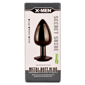 Anal X-MEN Secret Shine Plug L Negru