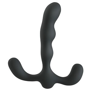ANOS 3 Motoare – Plug Prostată Vibrator Anal Reîncărcabil Negru pe Denysa.ro