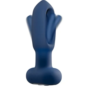 Vibrator Anal Silentios Cu Telecomanda Plug Anal Pentru Incepatori Silicon Moale
