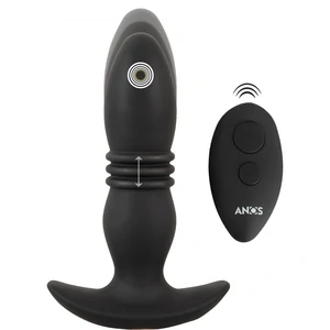 ANOS Plug Anal Vibrator Thrusting — 10 Vibraţii, 6 Împingeri Negru ANOS Plug Anal Vibrator Thrusting — 10 Vibraţii, 6 Împingeri Negru pe Denysa.ro