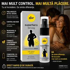 Anti Ejaculare Precoce Spray Pjur Superhero Strong 20ml
