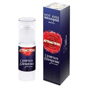 Attraction Ulei Masaj Sărutabil Șampanie și Căpșuni pe Denysa.ro