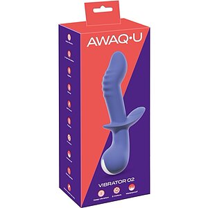 AWAQ.U Vibrator 2 – 10 Moduri, Dublu Motor, Reîncărcabil Mov