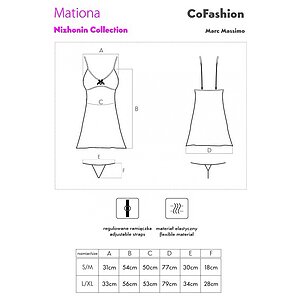 Babydoll CoFashion Mationa Negru L-XL
