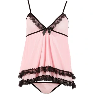 Babydoll Cottelli Collection Kayla Roz pe Denysa.ro