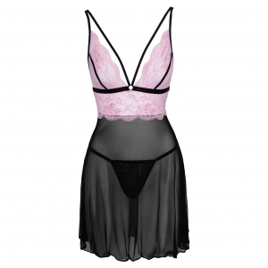 Babydoll Cottelli Collection Nicole Negru XL