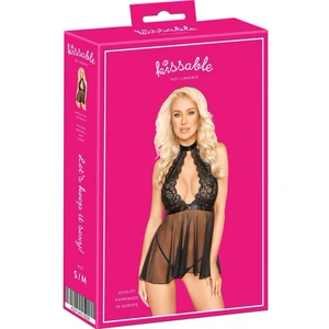 Babydoll Kissable Medeea Negru S-M