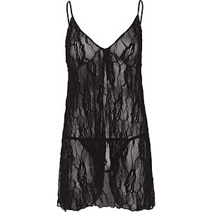 Babydoll Leg Avenue Kamiyah Negru pe Denysa.ro