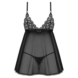 Babydoll Obsessive Blomentis Negru XS-S